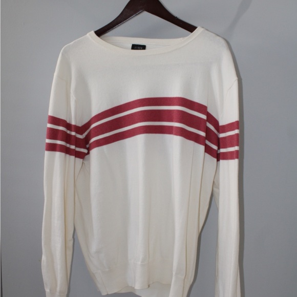 J. Crew Other - JCrew sweater white and red